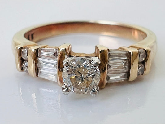 9ct Gold 0.45ct Diamond Ring