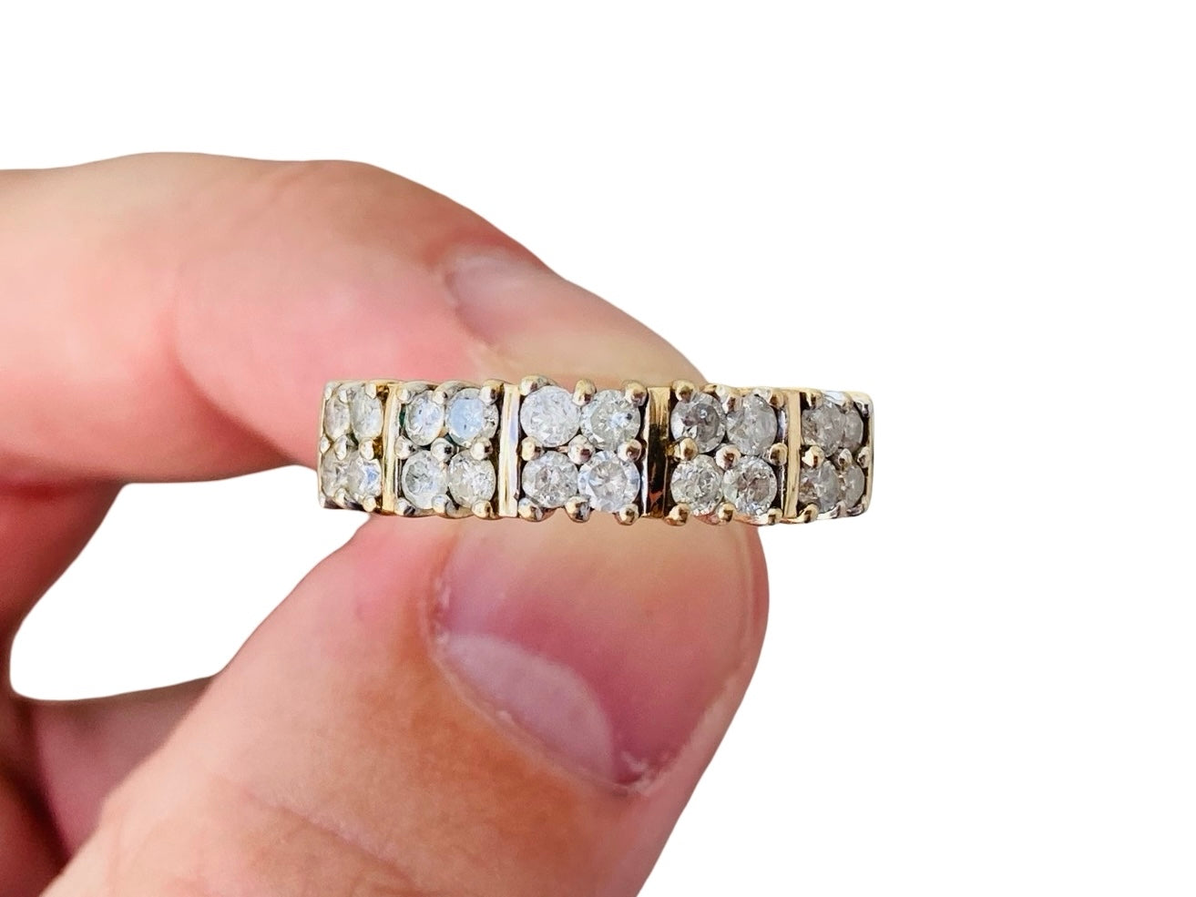 9ct Gold Diamond Ring