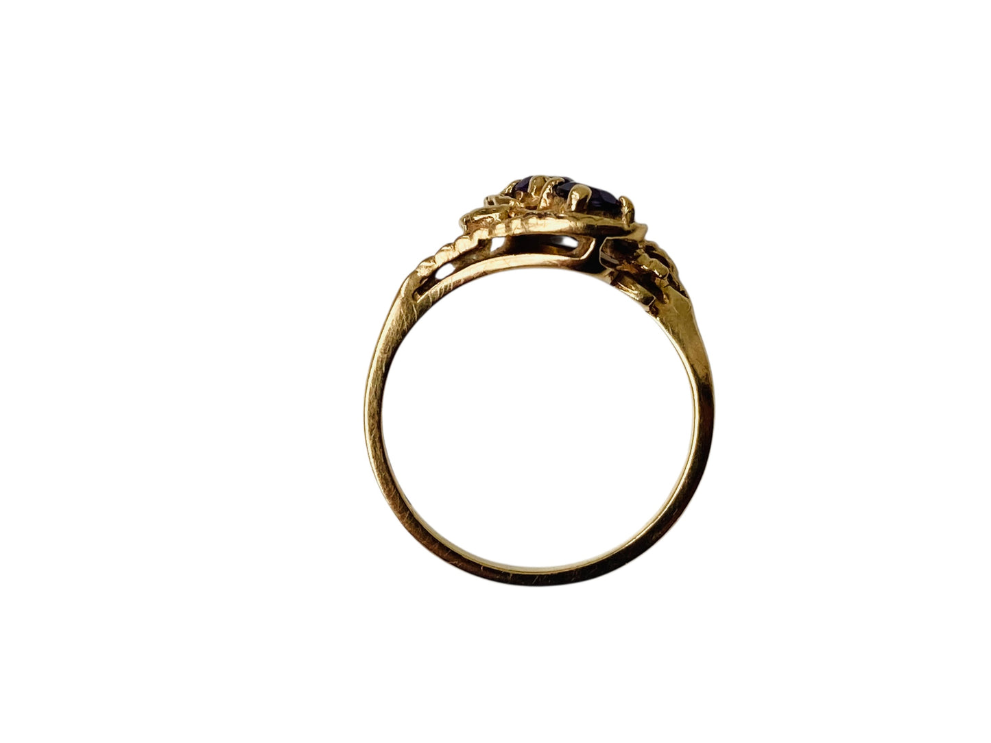 Vintage 9ct Gold Amethyst Ring