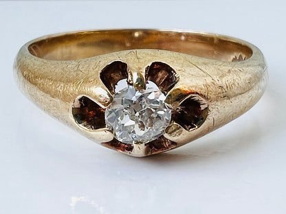 Vintage 9ct Gold Diamond Ring