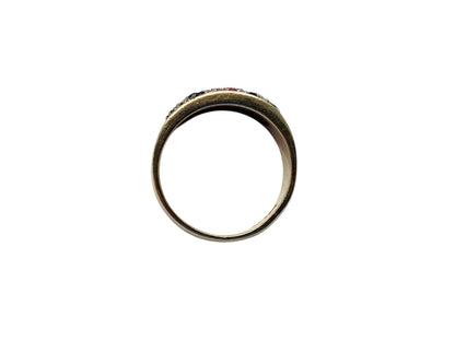 Vintage 9ct Gold Multi-Gemstone Ring
