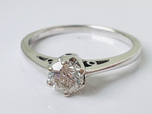 9ct Gold Diamond Solitaire Ring