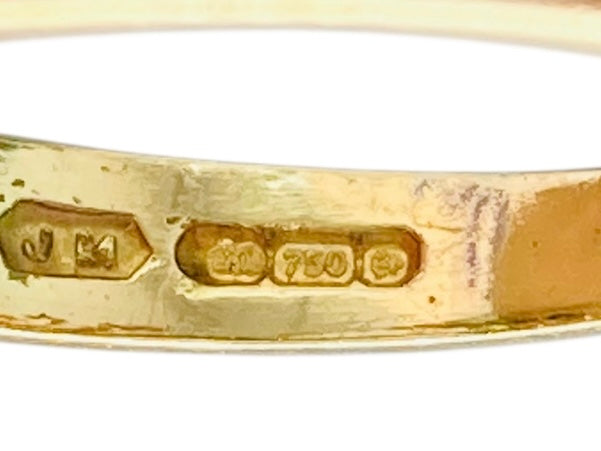 18ct Gold Diamond Solitaire Ring
