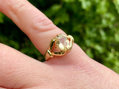 9ct Gold Citrine Ring