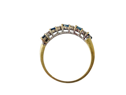 18ct Gold Sapphire & Diamond Ring