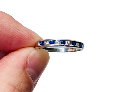 18ct Gold Sapphire & Diamond Ring