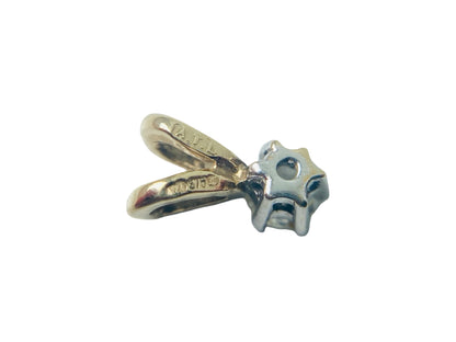 9ct Gold Diamond Solitaire Pendant