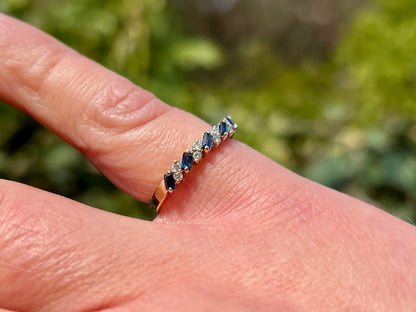 18ct Gold Sapphire & Diamond Ring