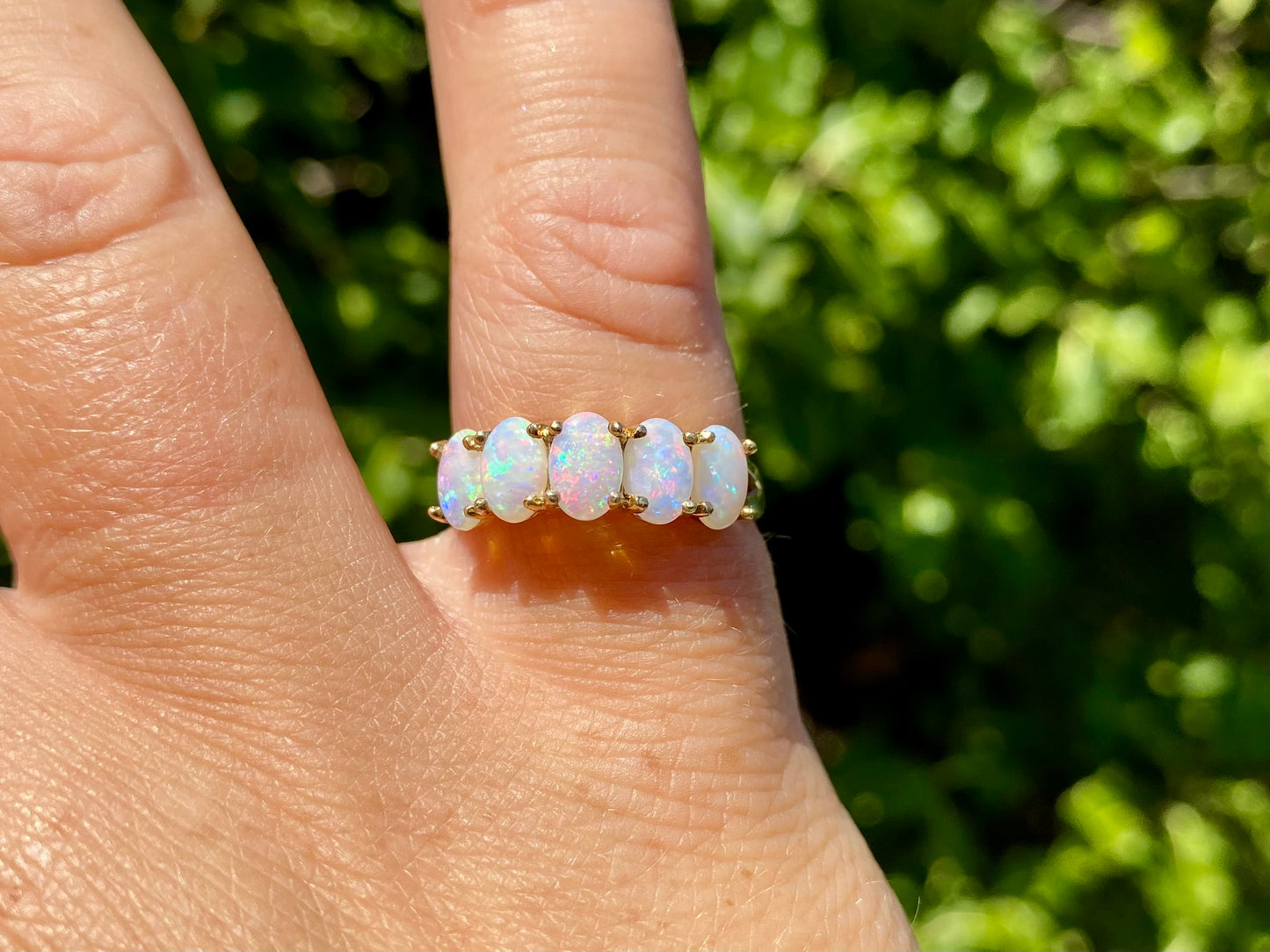 9ct Gold Opal Ring