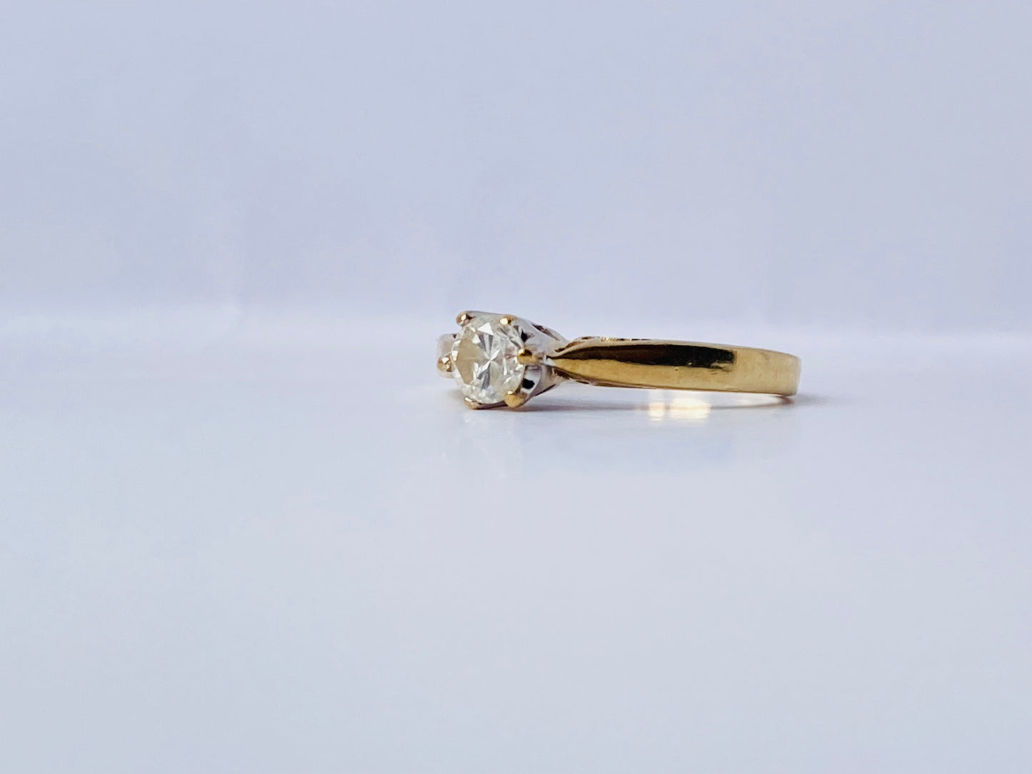 9ct Gold Diamond 0.25ct Solitaire Ring