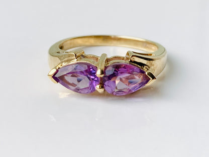9ct Gold Amethyst Ring