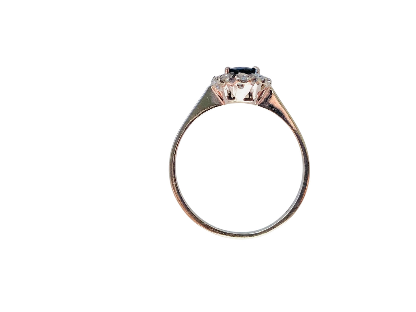 Vintage 18ct Gold Sapphire & Diamond Ring