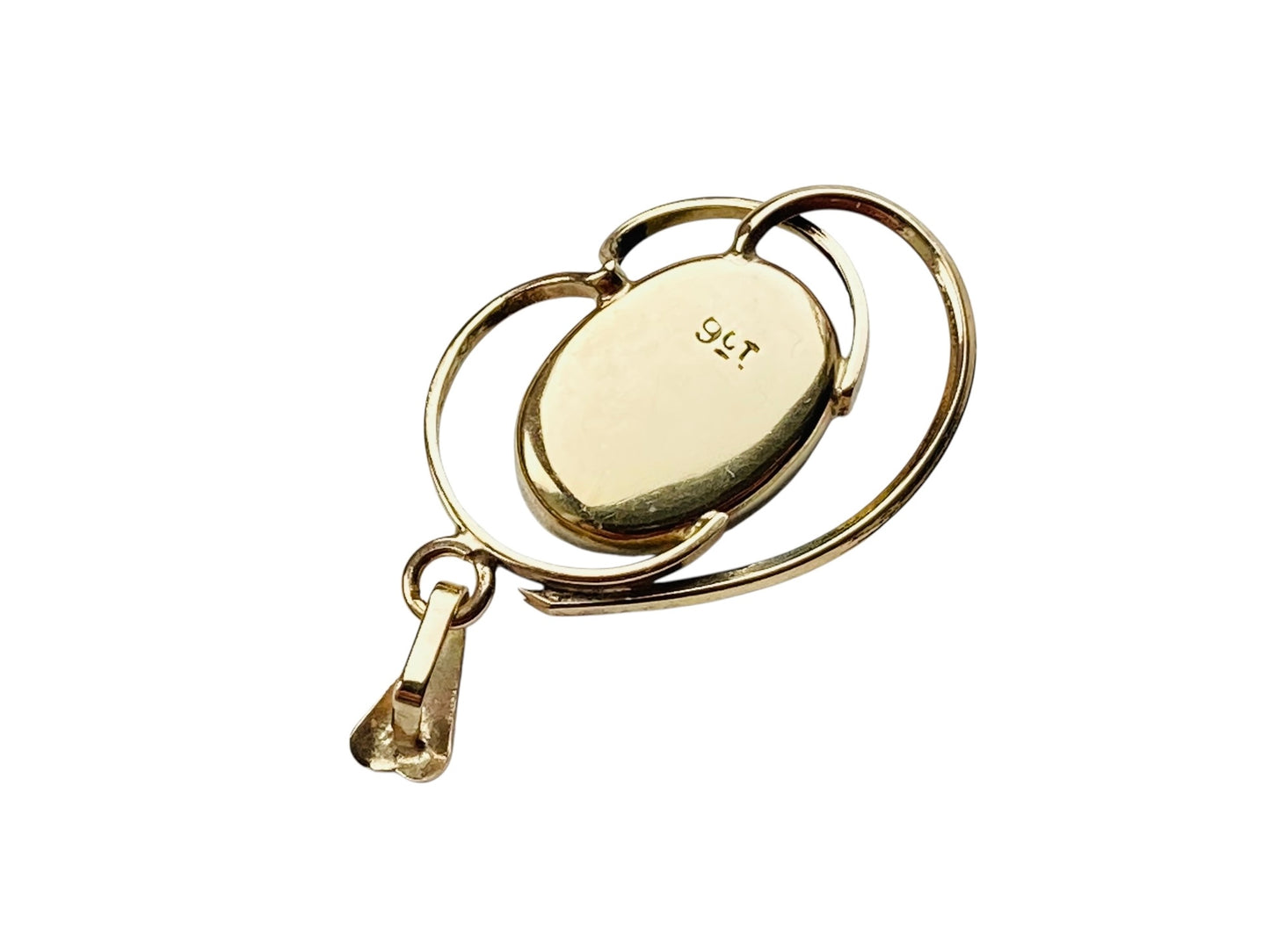 Vintage 9ct Gold Opal Pendant