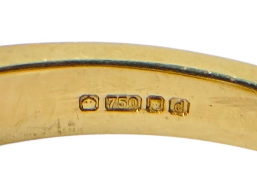 18ct Gold Sapphire & Diamond Ring