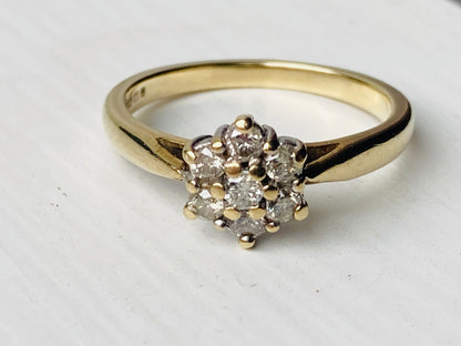 9ct Gold Diamond Ring