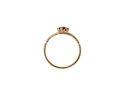 Vintage 9ct Gold Amethyst Ring