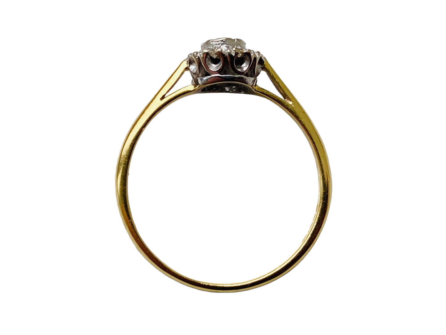 Vintage 18ct Gold Diamond Ring