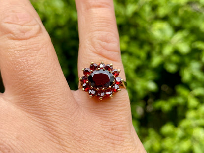 9ct Gold Garnet Ring