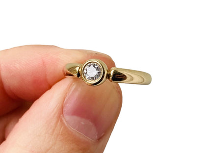 9ct Gold 0.20ct Diamond Solitaire Ring