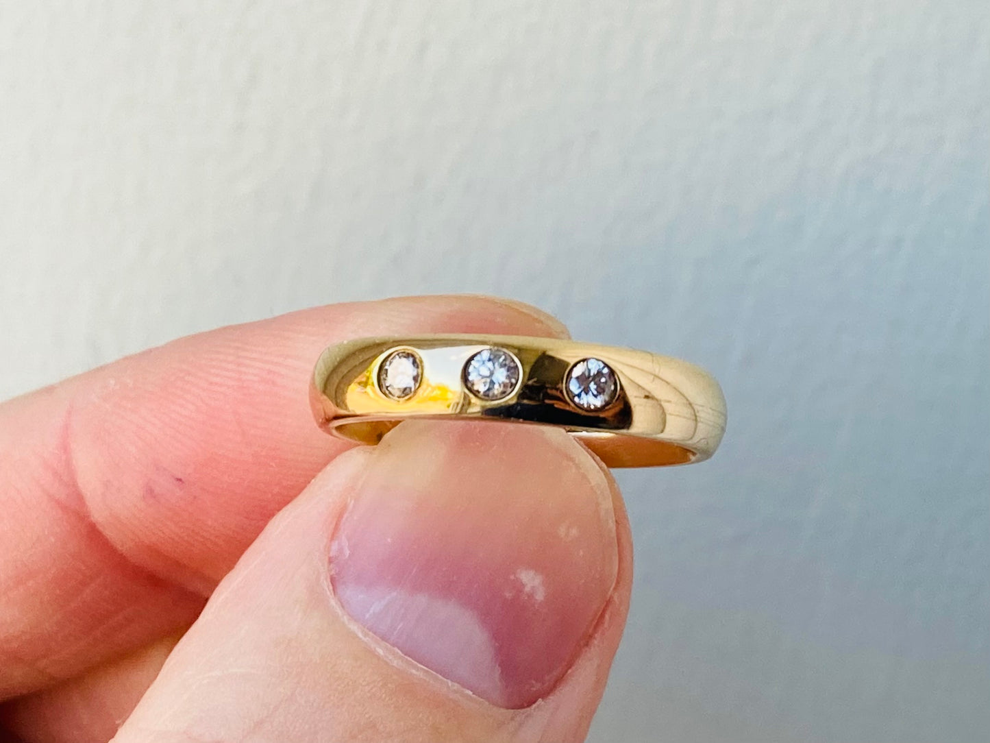 9ct Gold Diamond Band Ring