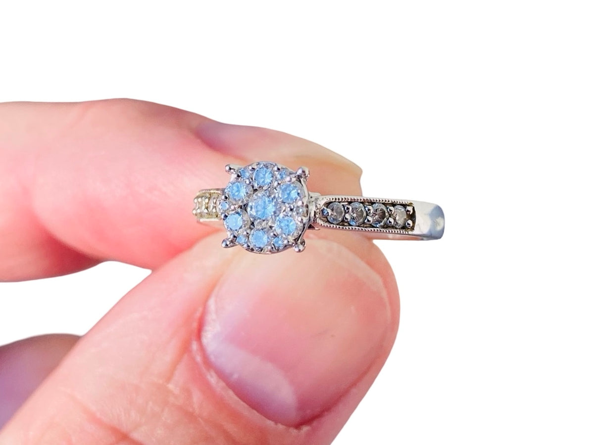 9ct Gold 0.38ct Diamond Ring