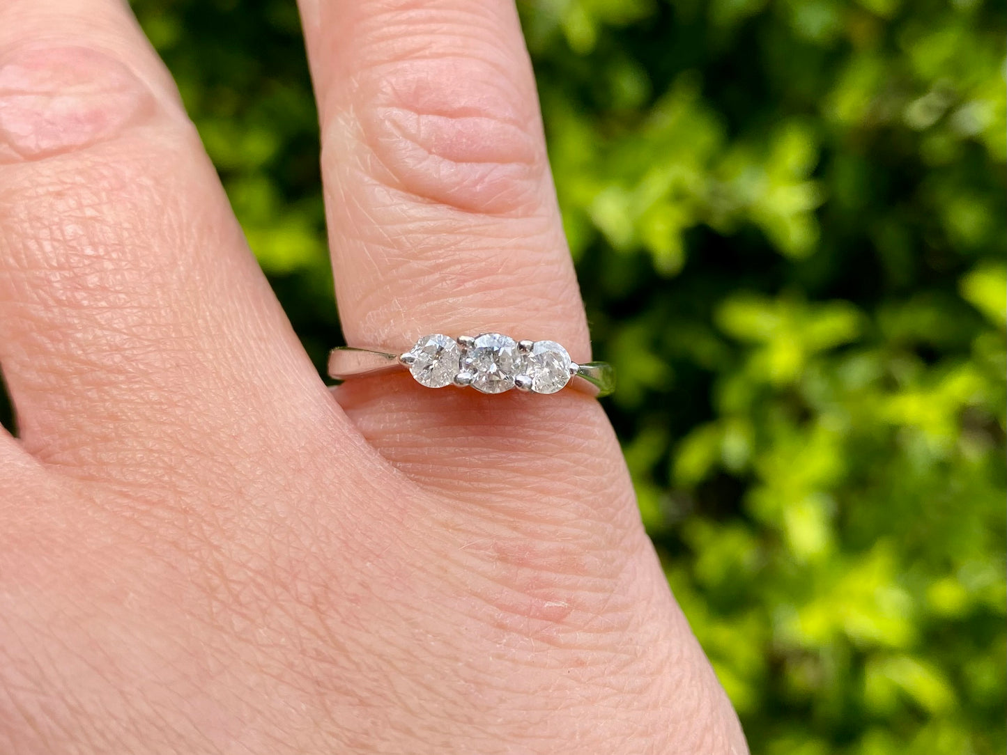 9ct Gold 0.50ct Diamond Trilogy Ring