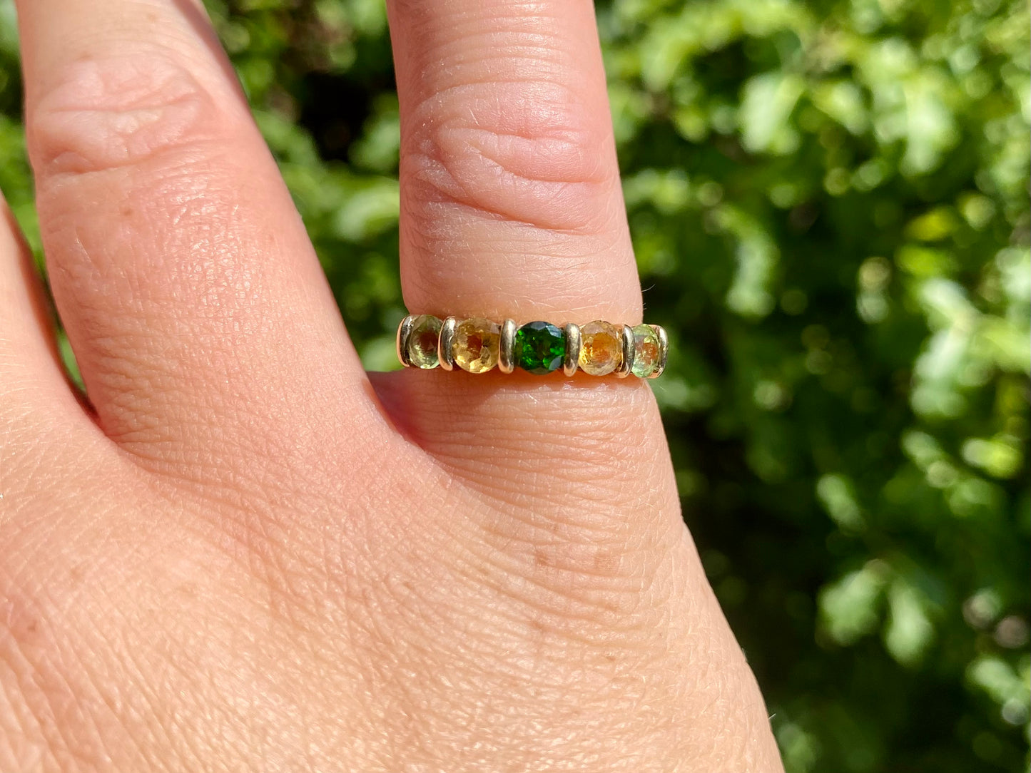 9ct Gold Multi-Gemstone Ring