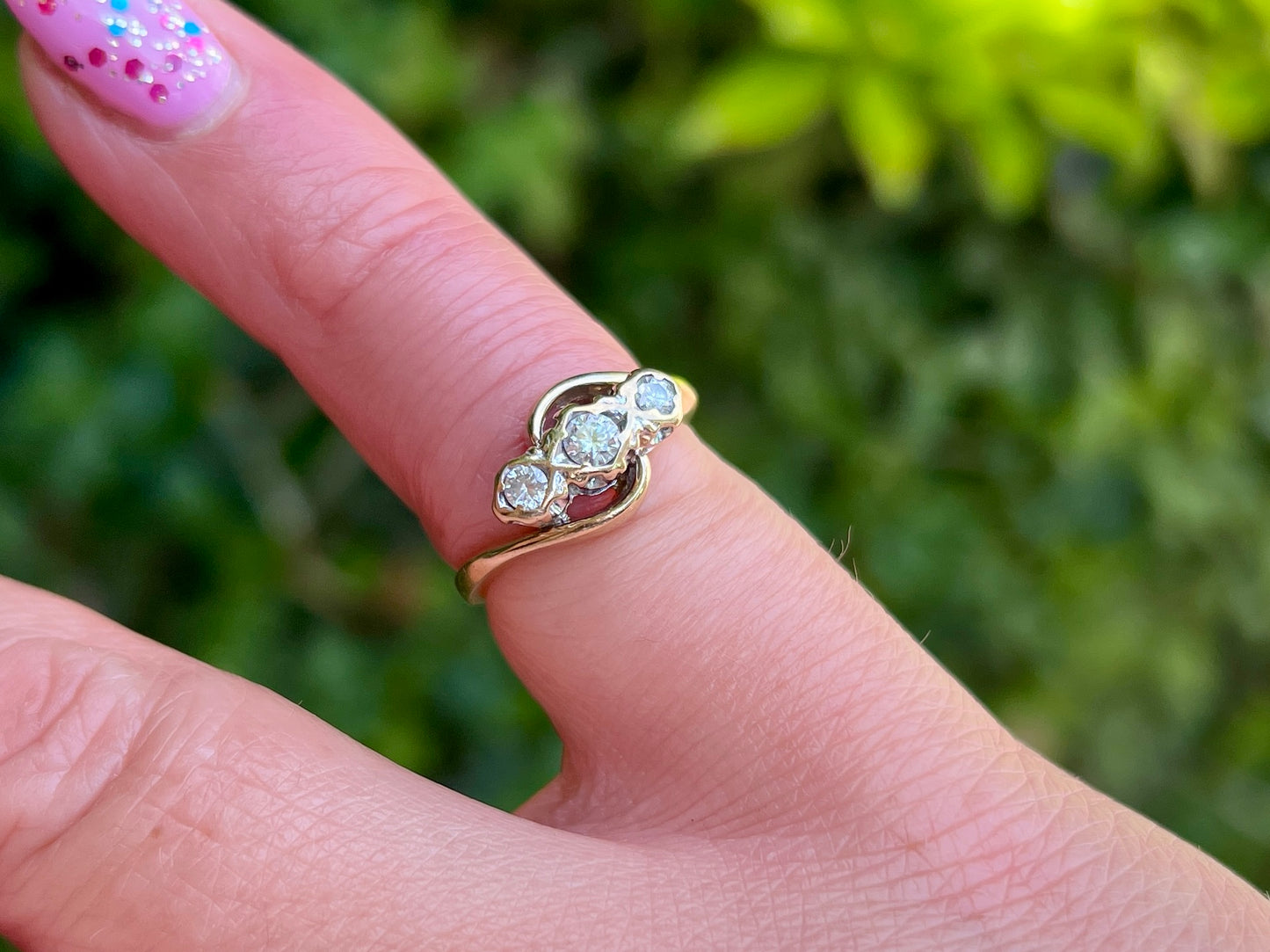 9ct Gold Diamond Ring