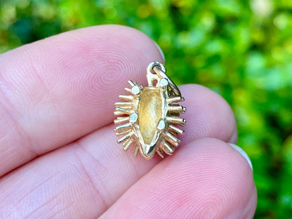 9ct Gold Hedgehog Pendant