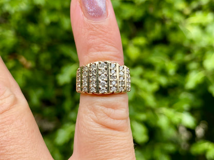 9ct Gold Diamond Ring