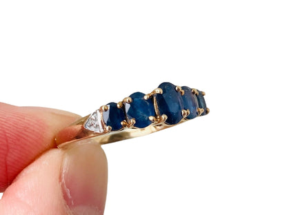 9ct Gold Sapphire Ring