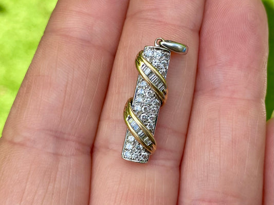14ct Gold 0.50ct Diamond Pendant