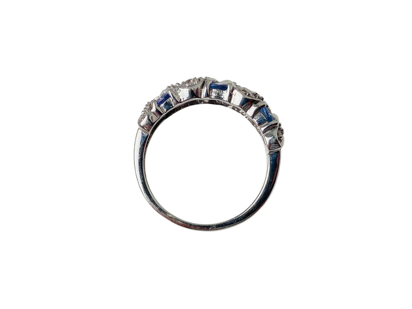 9ct Gold Tanzanite & Diamond Ring