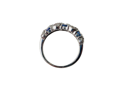 9ct Gold Tanzanite & Diamond Ring