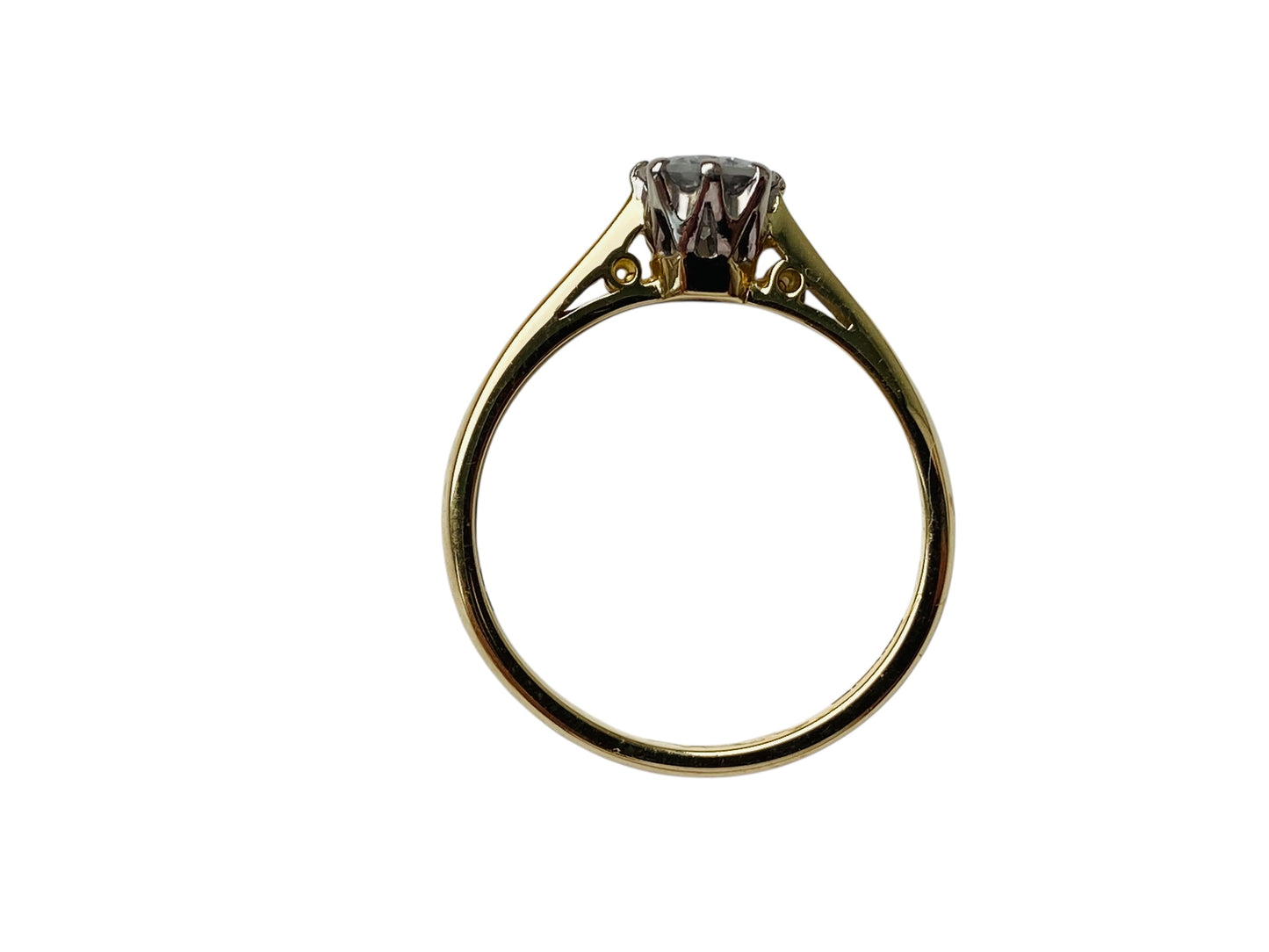 Vintage 18ct Gold Diamond 0.50ct Solitaire Ring