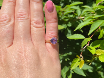 9ct Gold Amethyst Ring