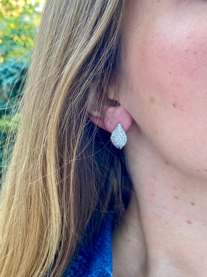 9ct Gold Diamond Earrings