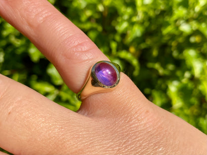 Vintage 9ct Gold Amethyst Ring