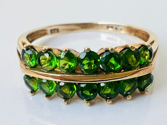 9ct Gold Diopside Ring