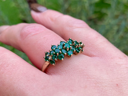 9ct Gold Emerald Ring