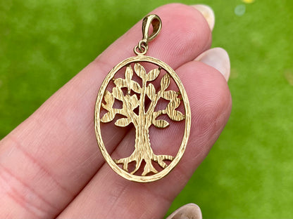 9ct Gold Tree Of Life Pendant