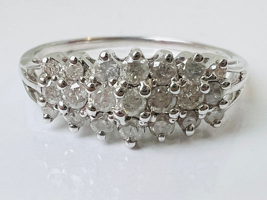 9ct Gold Diamond Ring