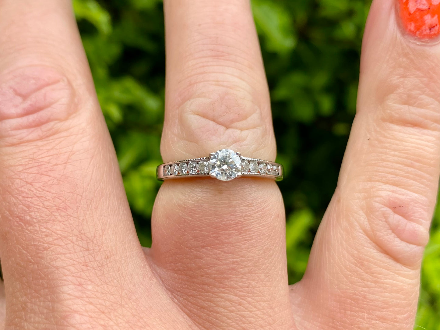 18ct Gold 0.71ct Diamond Ring
