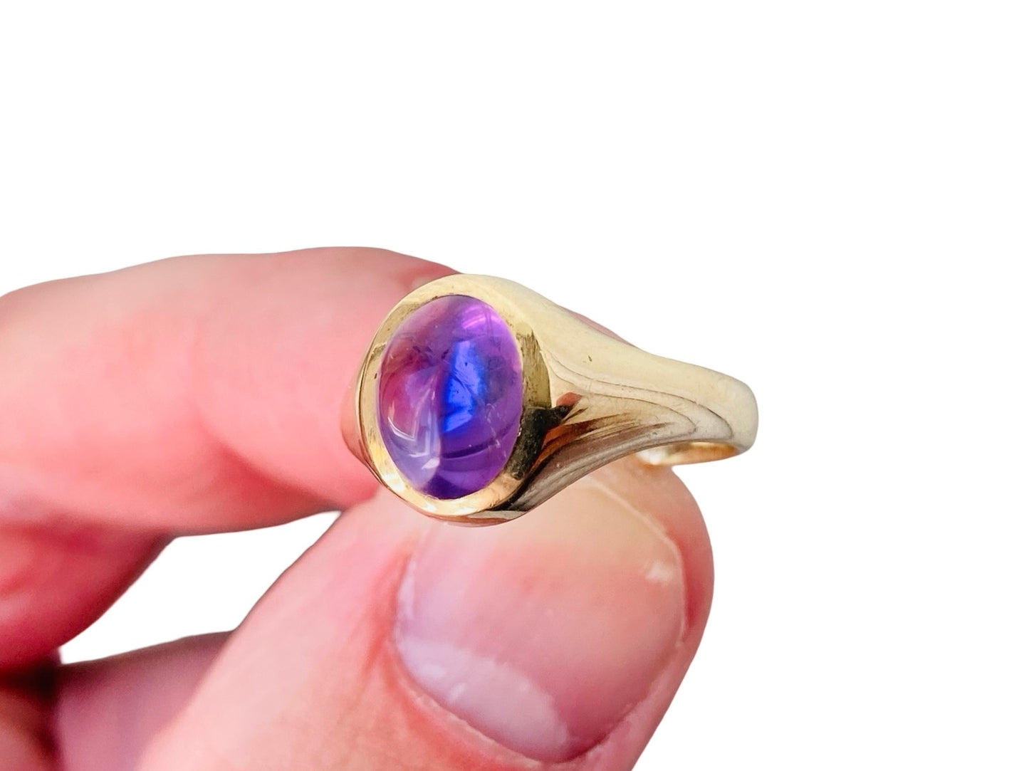 Vintage 9ct Gold Amethyst Ring