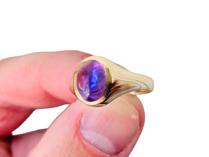 Vintage 9ct Gold Amethyst Ring