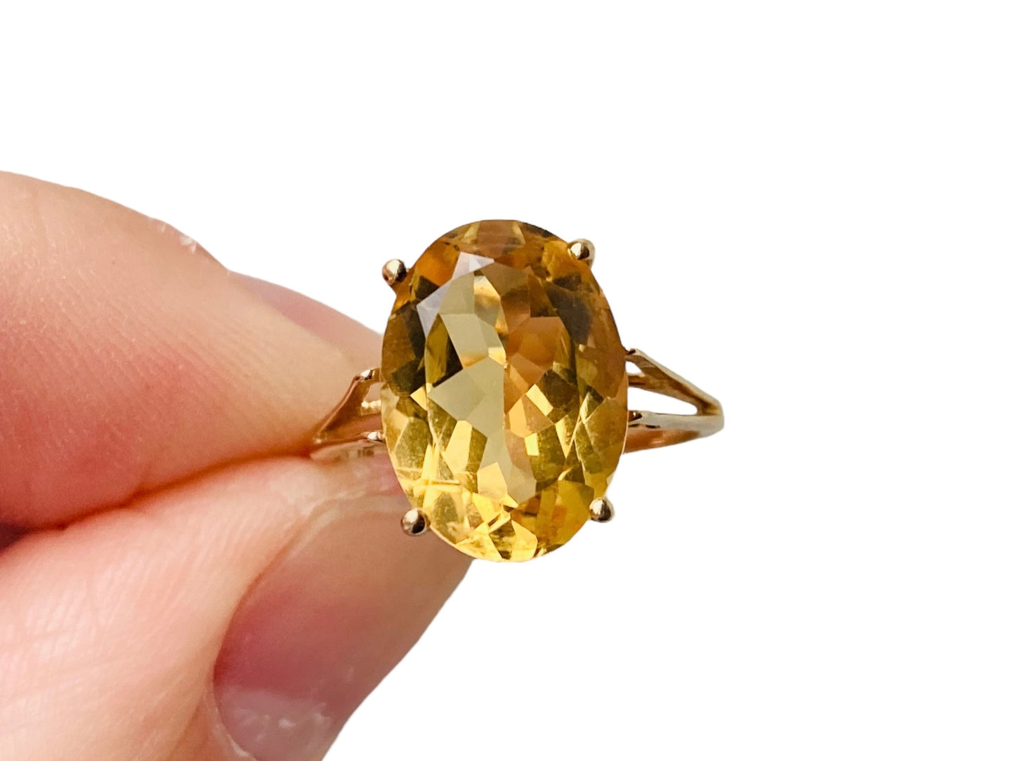 9ct Gold Citrine Ring