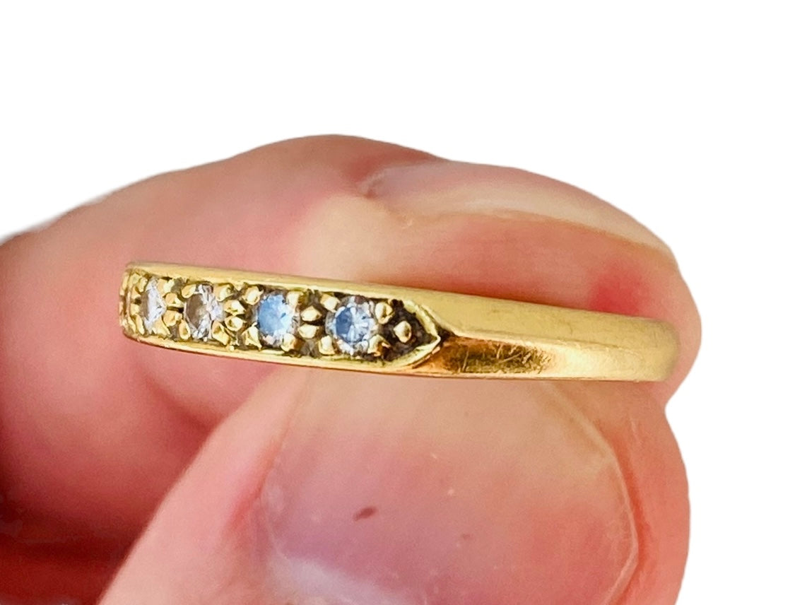 18ct Gold Seven-Stone Diamond Ring