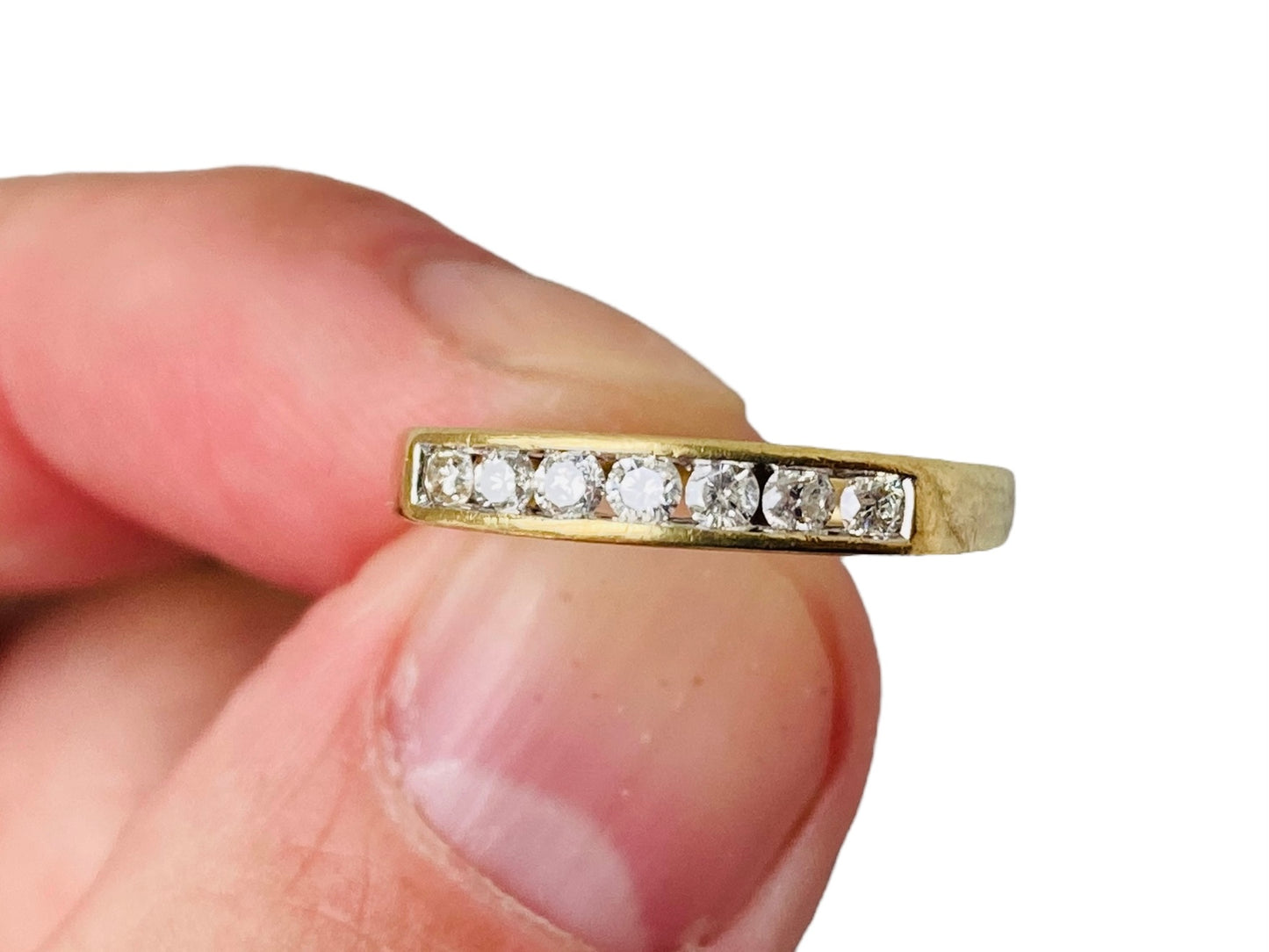 18ct Gold Seven-Stone Diamond Ring