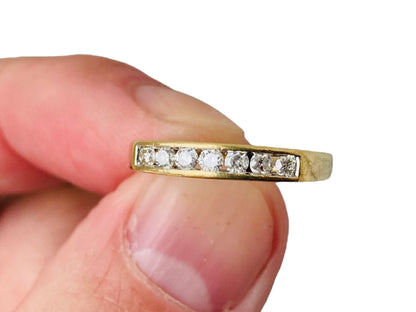 18ct Gold Seven-Stone Diamond Ring