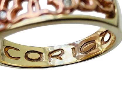 9ct Gold Clogau Heart Cariad Diamond Ring